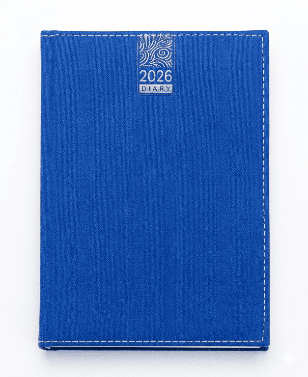 DIARY A5 BLUE 2026 10 PU